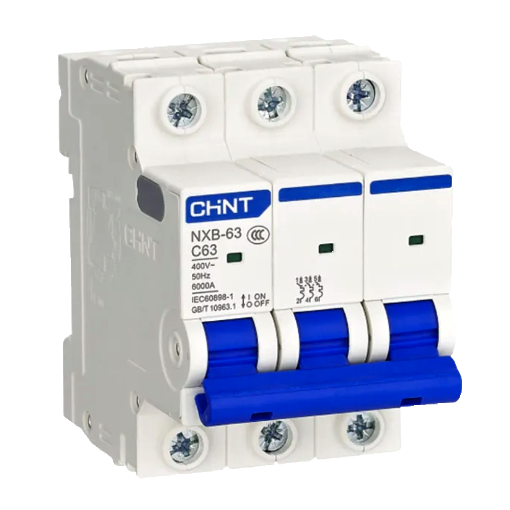 Chint 6kA 3P 3A Circuit Breaker C Curve