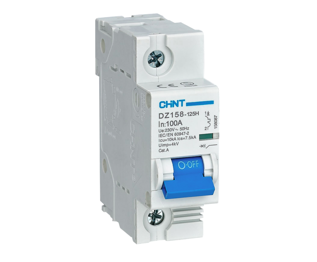 Chint 10kA 1P 80A Circuit Breaker C Curve AC/DC