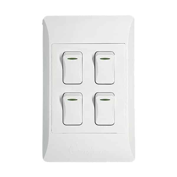 Condere 4 Lever 1 Way Switch 2x4