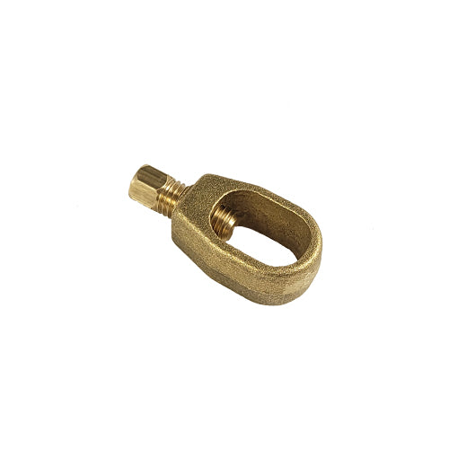 Earth Spike Clamp Brass 70 mm