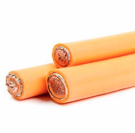 High Voltage Battery Cable 25mm Double Layer PVC Orange