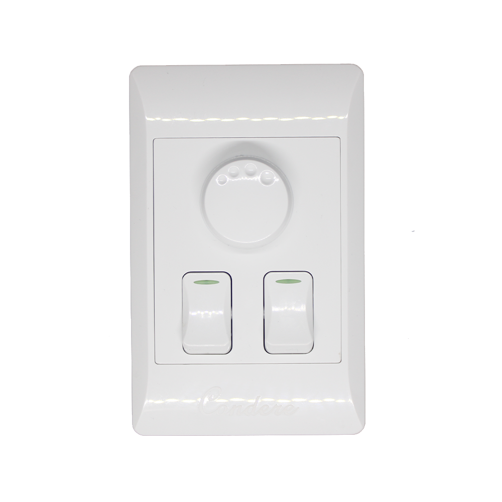 Condere2 Lever Switch + Dimmer 2x4