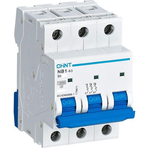 Chint 10kA 3P 10A Circuit Breaker C-Curve