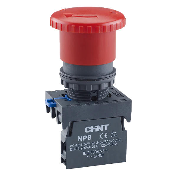 Chint Metal Emergency Stop Twist to Release IP40