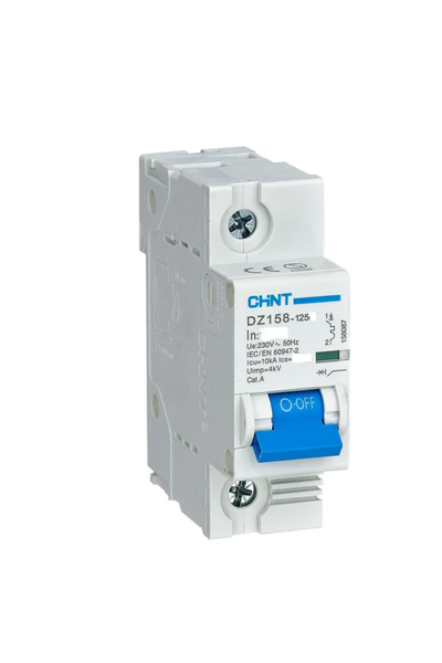 Chint 10kA 1P 63A Circuit Breaker C Curve AC/DC