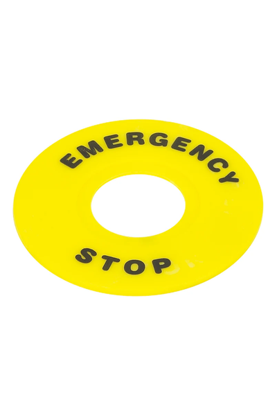 Chint Yellow Emergency Lable 22mm IP65
