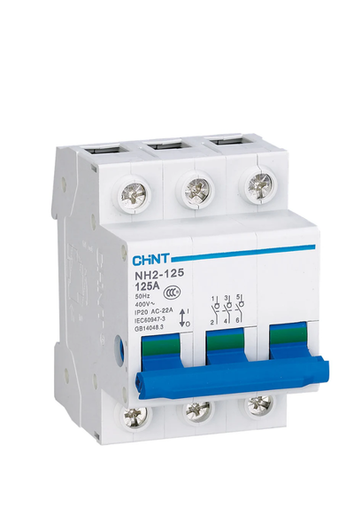 CHINT 3 Pole Din Rail Isolator 3P 125A