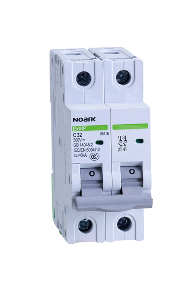 Noark PV DC Isolator 2P 500V