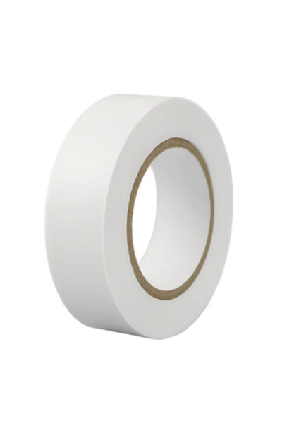 PVC electrical White Insulation Tape Flame retardant - 19mm x 20m