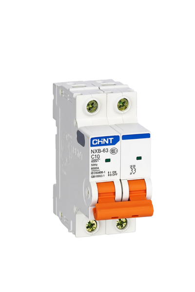 Chint 6kA 2P 63A Circuit Breaker D Curve