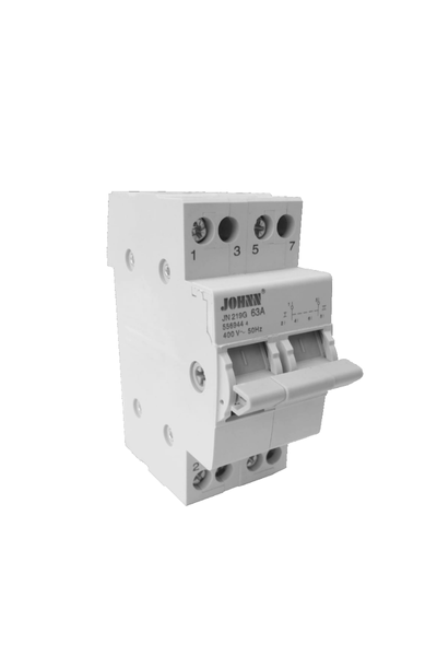 JOHNN 2 Pole 40A Changeover Switch Din Rail