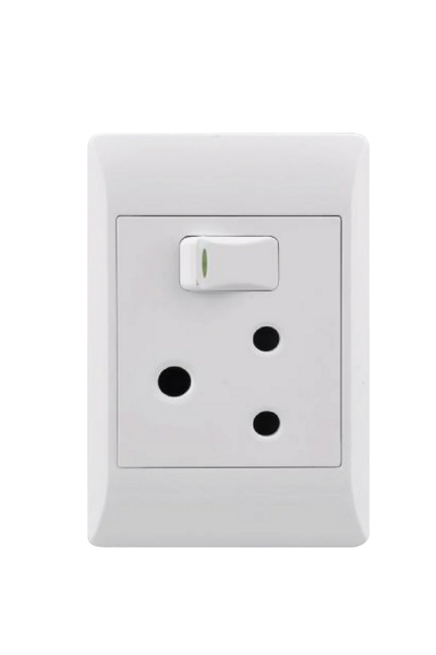 Condere Single Switched Socket 16A 2x4
