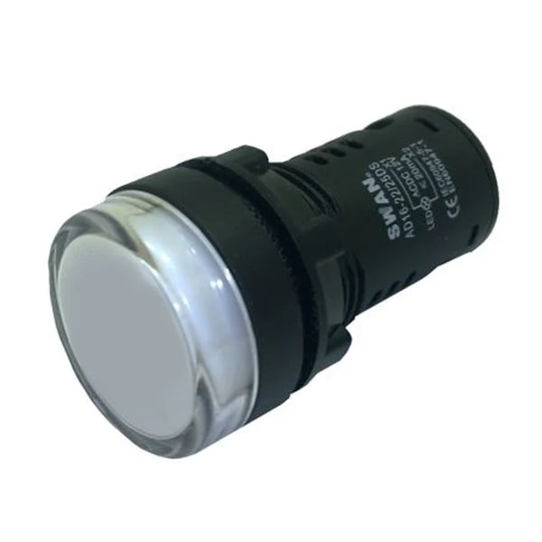 Chint LED Pilot Light 400VAC White (Flat Round)