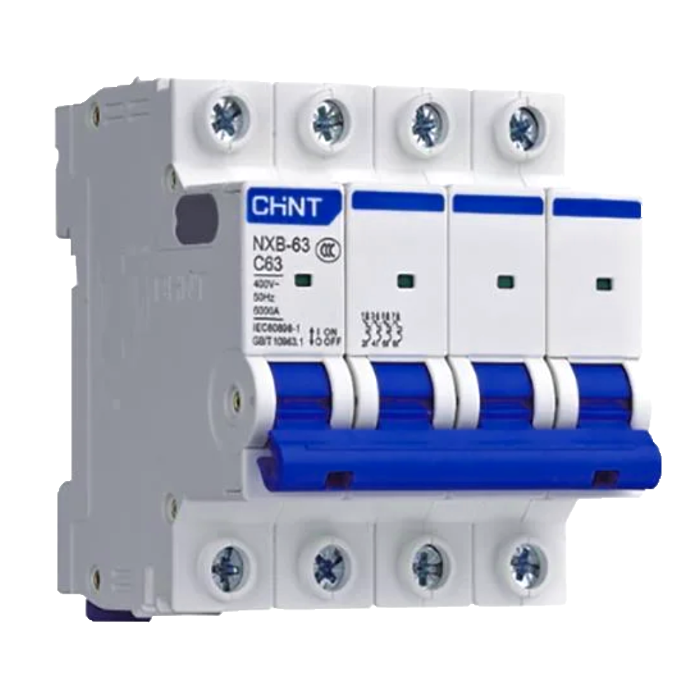 Chint 6kA 4P 6A Circuit Breaker C Curve