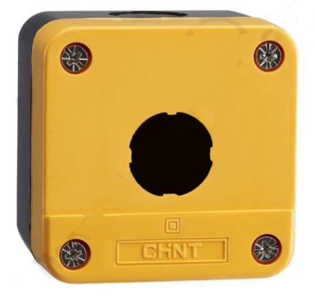 Chint Yellow Lid One Hole Enclosure 65x65