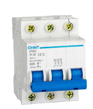 Chint 3kA 3P 20A Circuit Breaker C-Curve