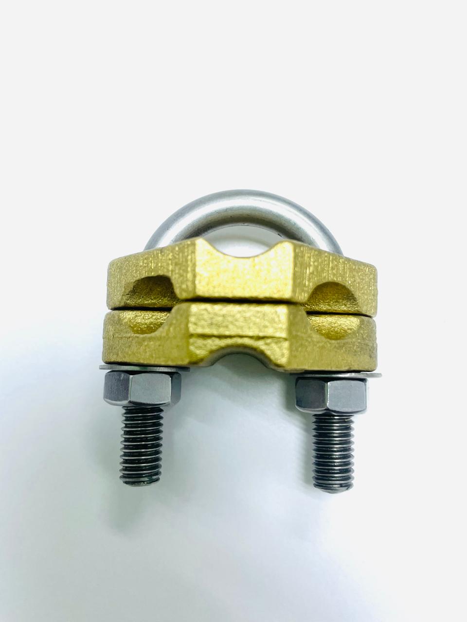 Earth Spike Clamp Brass 70 mm