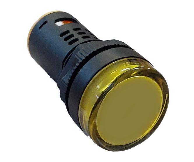Chint LED Pilot Light 24V AC/DC Yellow (Flat Round)