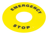 Chint Yellow Emergency Lable 22mm IP65