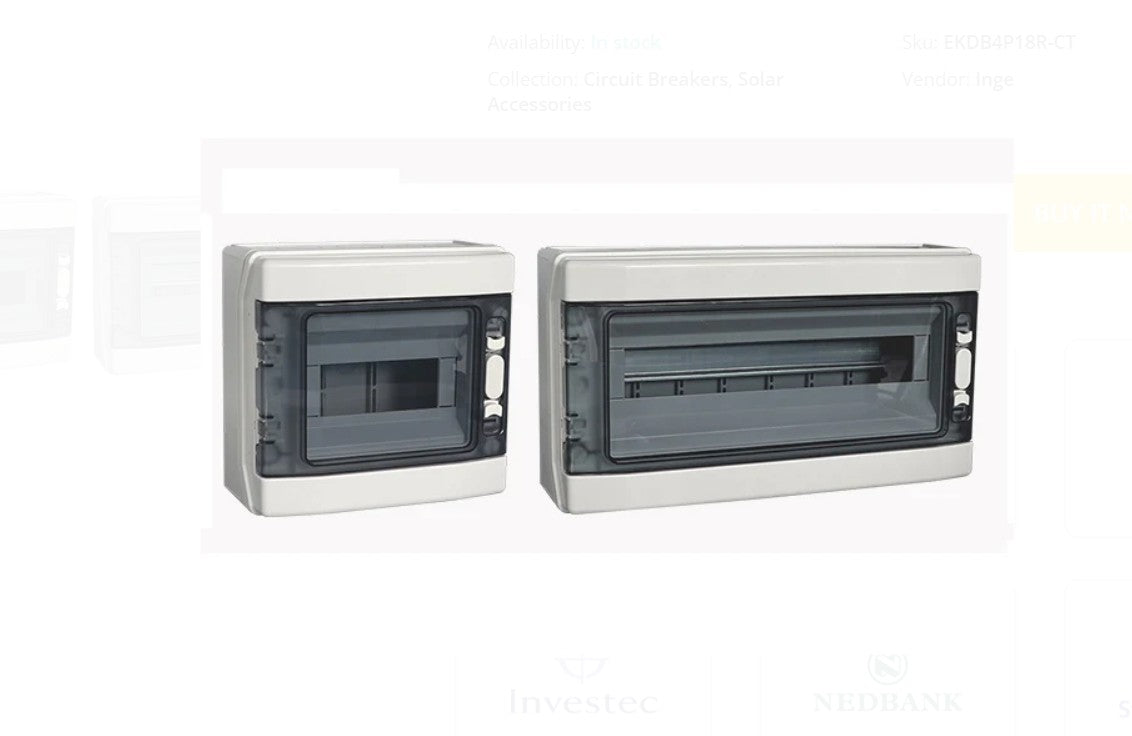 LWHA 8 WAY Distribution Boards IP65
