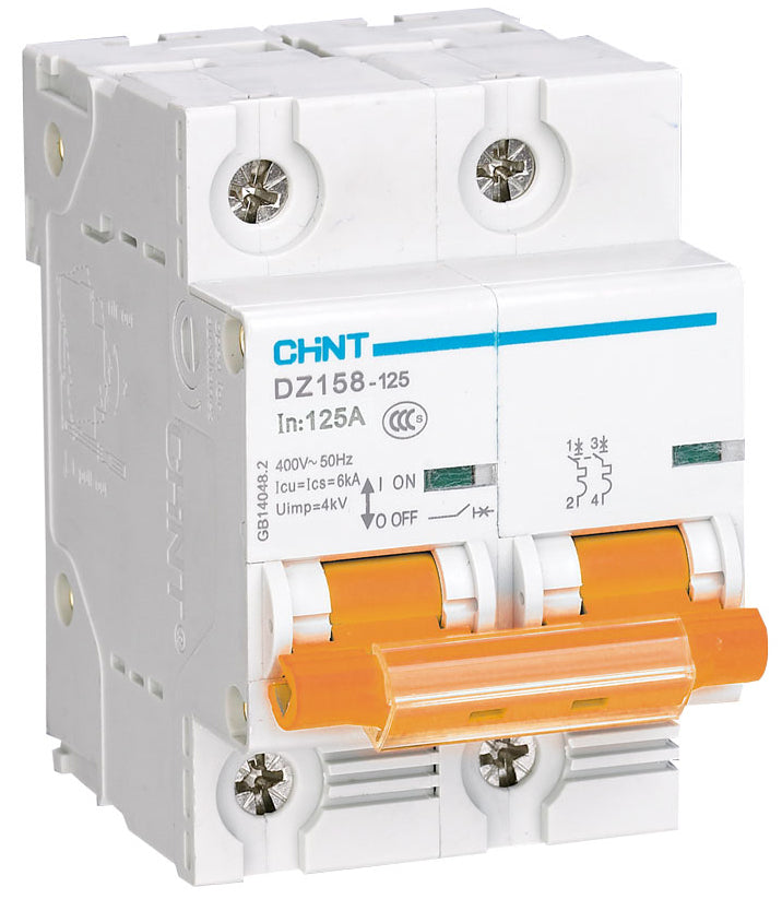 Chint MCBs 6kA 2P 100A Circuit Breaker D Curve AC/DC