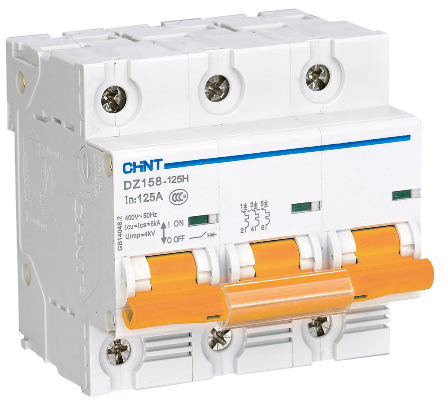 Chint 6kA 3P 100A Circuit Breaker D Curve AC/DC