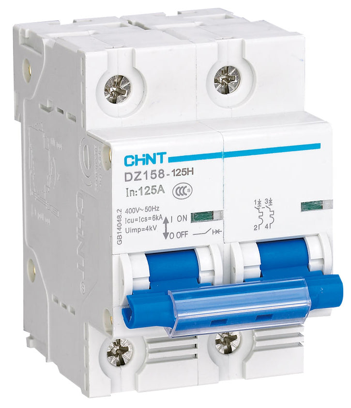Chint 10kA 2P 63A Circuit Breaker C Curve AC/DC