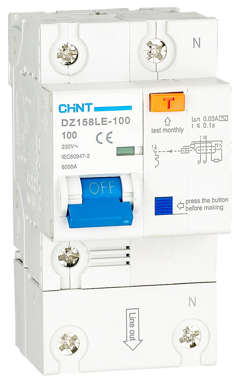 Chint Earth Leakage Protection 80A 1P+N 80A with overload