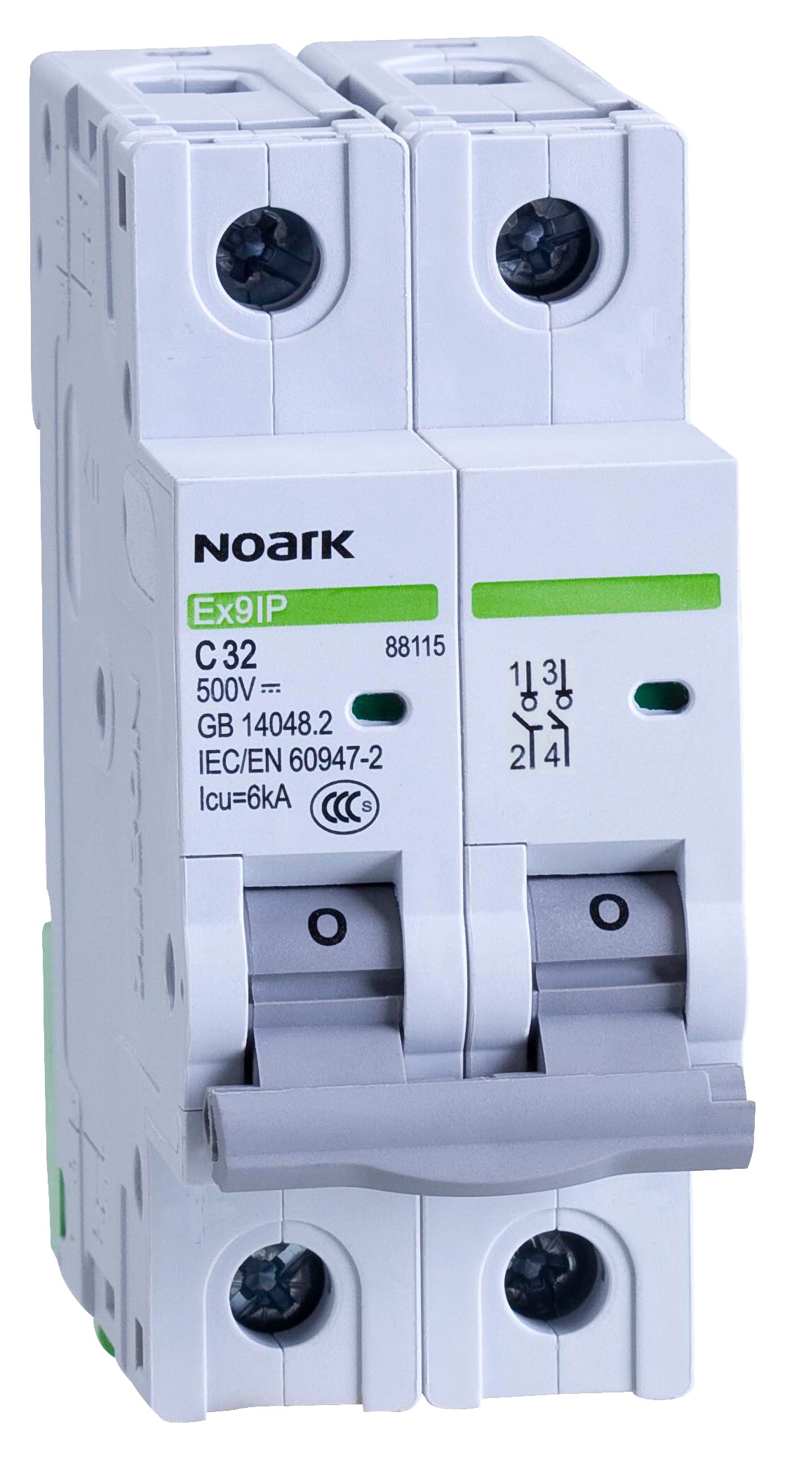 Noark  DC  Changeover Switch 63A 2P Din Rail