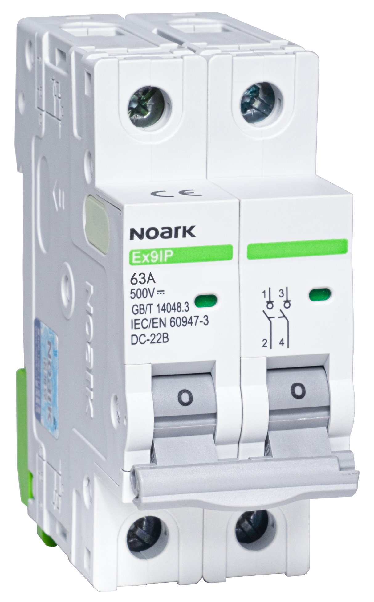 Noark  DC Circuit Breaker 175-250A 25KA DC500V 2P