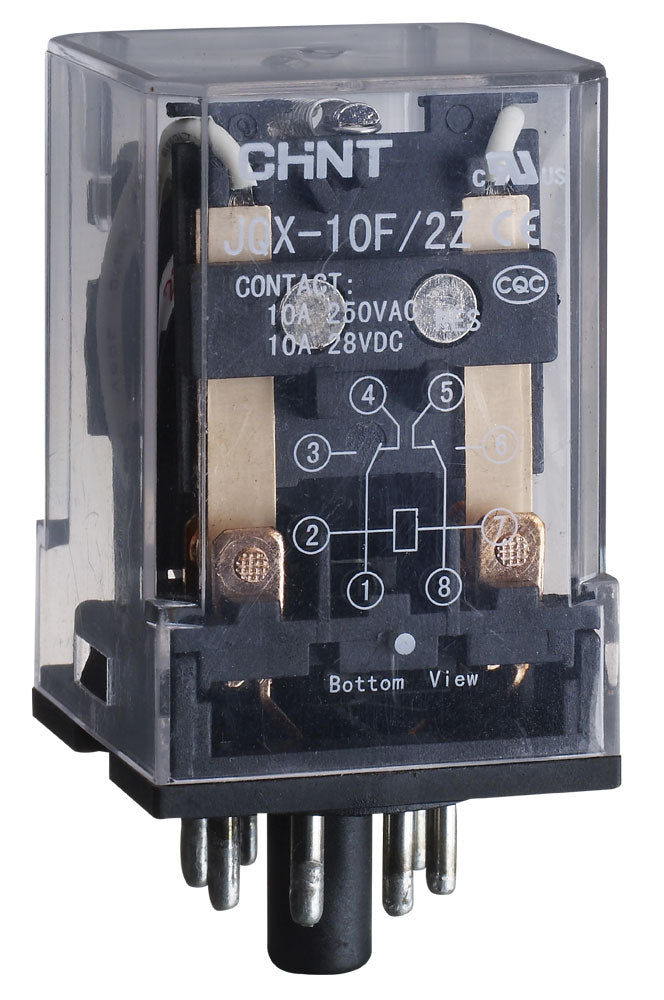 CHINT Miniature Power Relay 8 Pin 12VDC