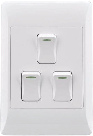 Condere 3 Lever 1 Way Switch 2x4