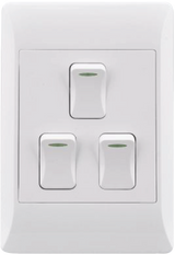 Condere 3 Lever 1 Way Switch 2x4