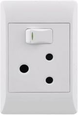Condere Single Switched Socket 16A 2x4