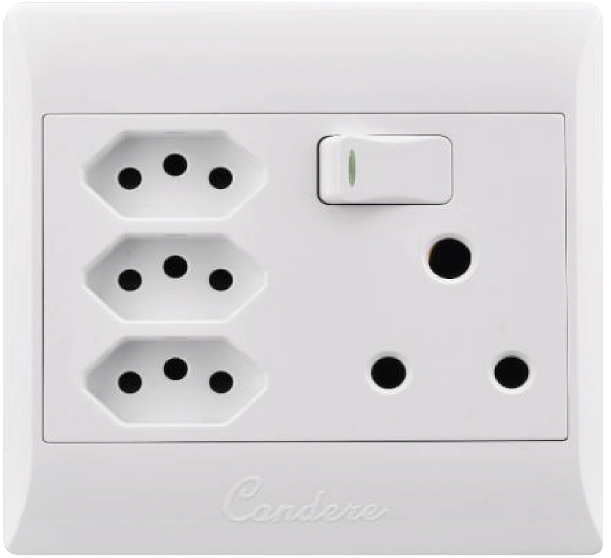 Condere SA/Euro Combined Switched Socket 16A 4x4