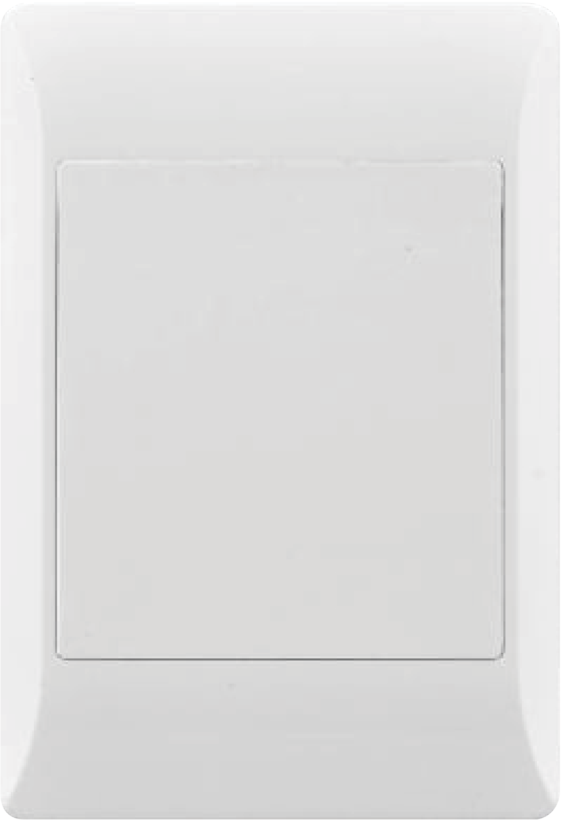 CondereBlank Plate White 2x4