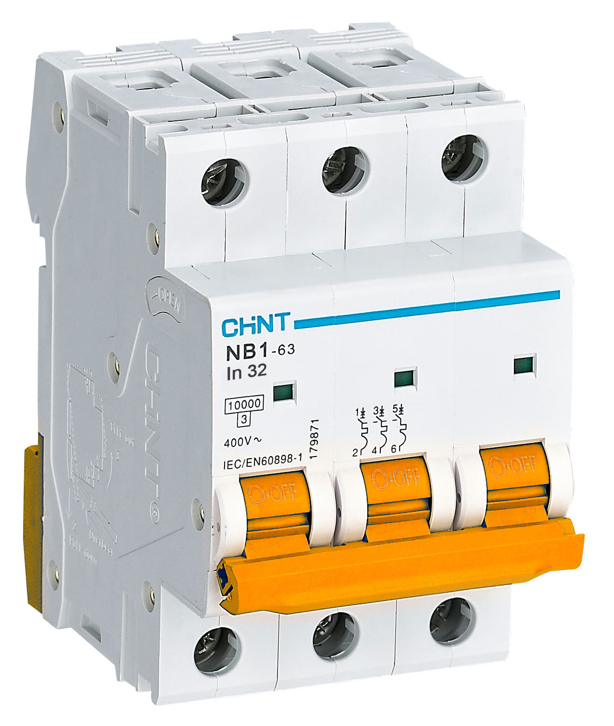 Chint 6kA 3P 10A Circuit Breaker D Curve