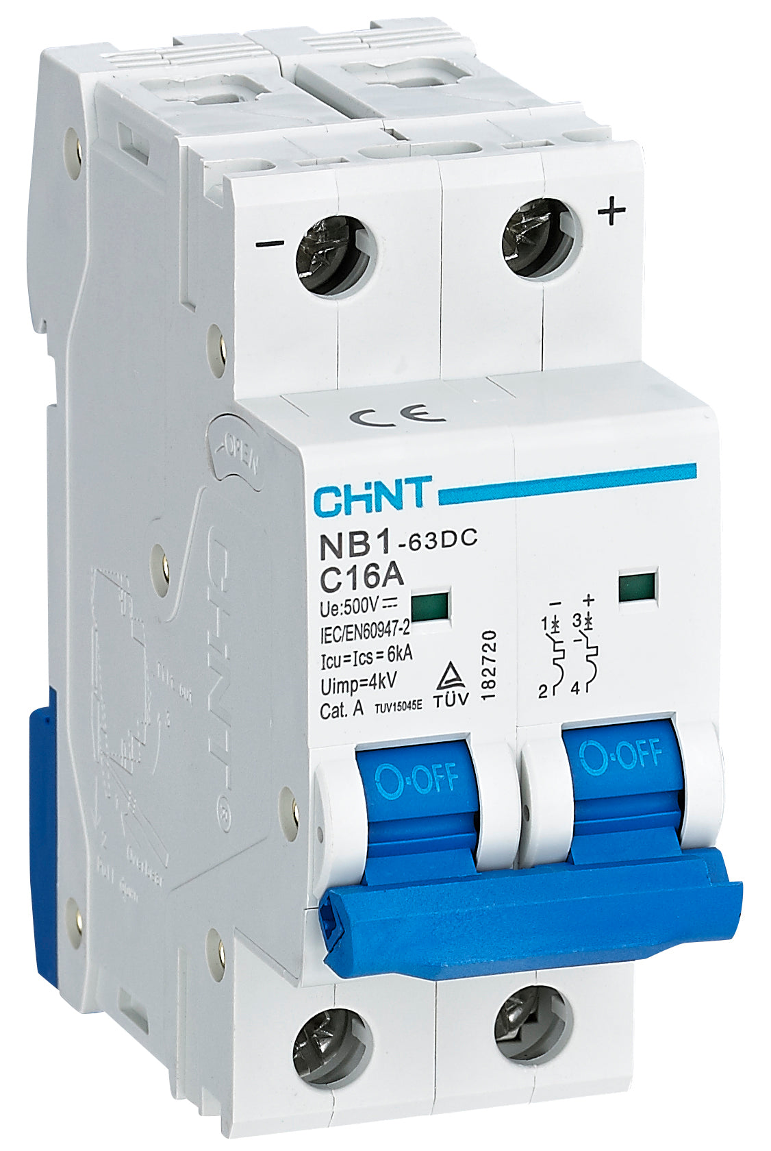 Chint PV DC Circuit Breaker 32A 2P DC500V