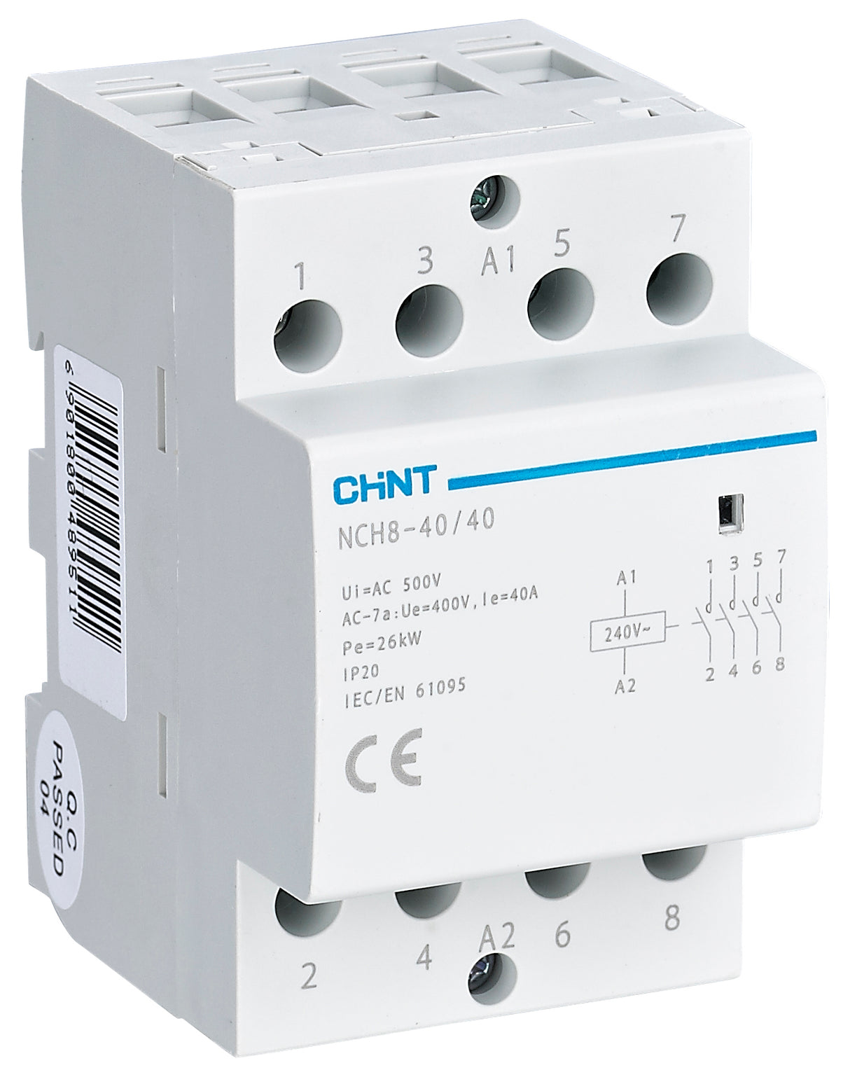 Chint Modular Contactor 20A 1NO+1NC 230V