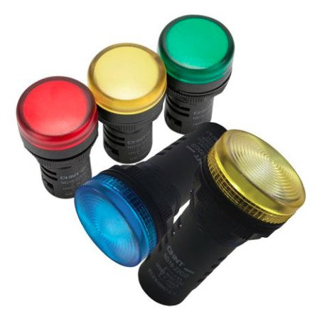 Chint LED Pilot Light 400VAC Green (Flat Round)