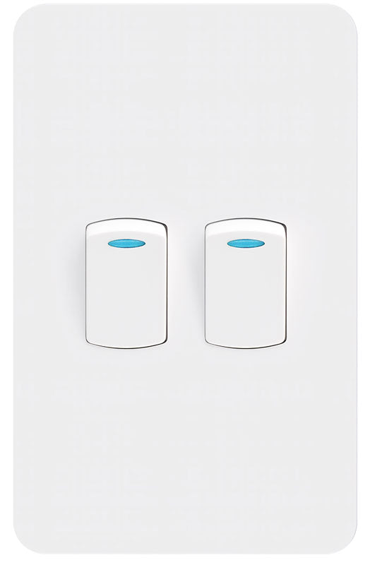 2 Lever 2 Way Switch 16A 2x4