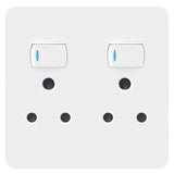 Double Switched Socket 16A 4x4