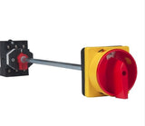 Chint 125A 3P Door Lock Isolators Red Yellow Handle with 135mm shaft