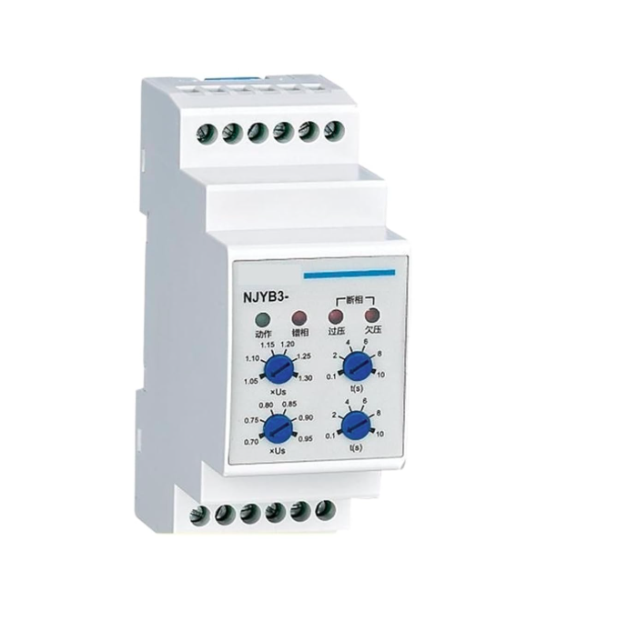 Chint Phase Failure Relay AC220V (3 phase + neutral) Din Rail (PF, PS, OV, UV)