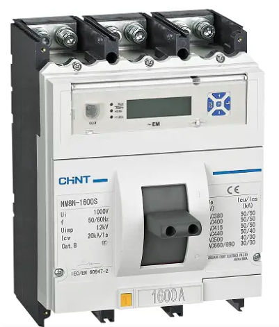 CHINT 70KA 800A 3P MCCB (Electronic 0.4 1In) LCD display