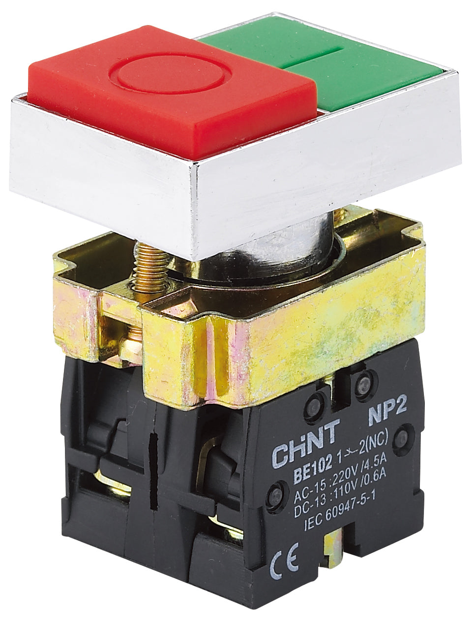 Chint Metal Double Head Square Raised IP40