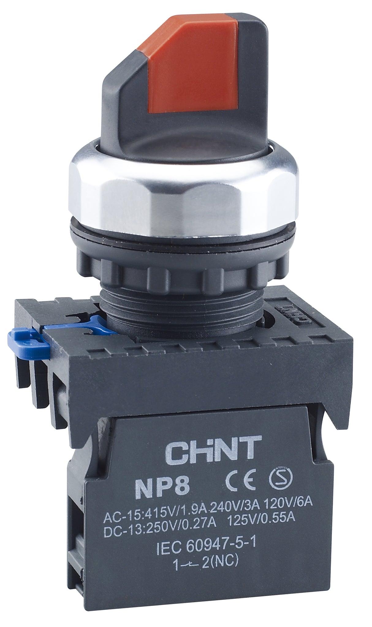 Chint  Selector Switch 2 Pos Stay Put 1XNO    IP65