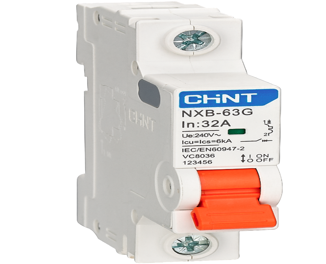 Chint 6kA 1P 4A Circuit Breaker D Curve