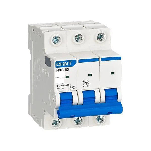 Chint 6kA 3P 6A Circuit Breaker D Curve
