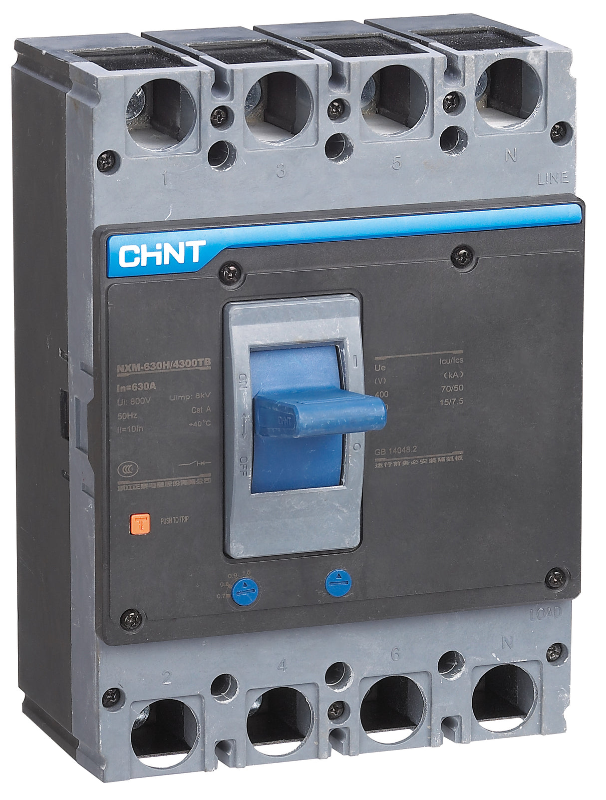 Chint 70KA 1600A 3P MCCB